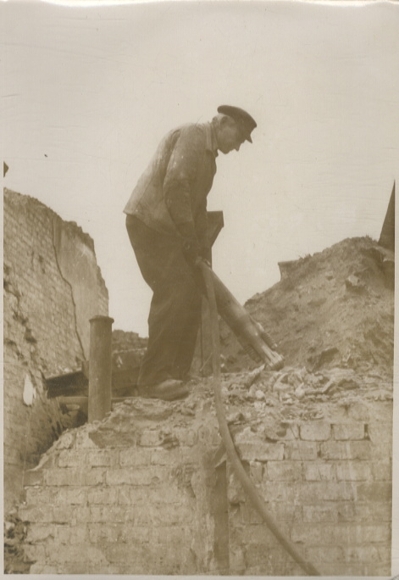 Original Foto Berlin Friedrichshain, Enttrümmerung am Strausberger Platz, um 1945/46