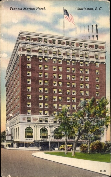 Ak Charleston South Carolina USA, Francis Marion Hotel