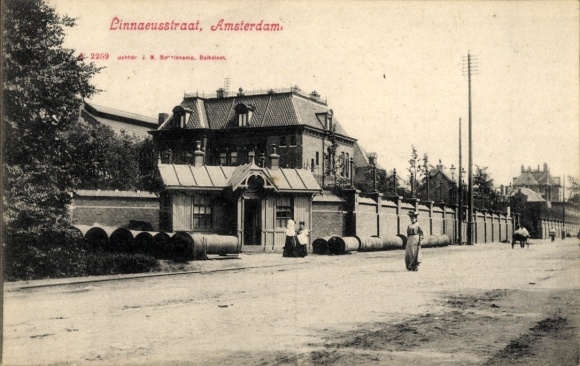 Ak Amsterdam Nordholland Niederlande, Linnaeusstraße