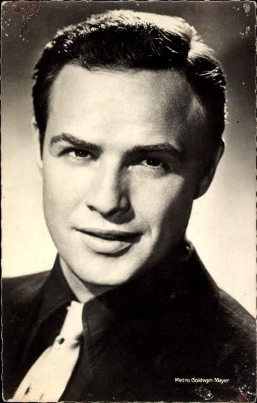 Ak Schauspieler Marlon Brando, Portrait
