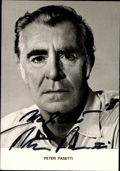 Ak Schauspieler Peter Pasetti, Portrait, Autogramm