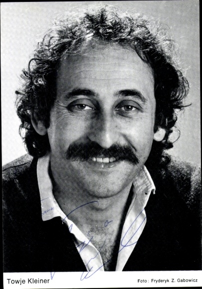 Autogrammkarte Schauspieler Towje Kleiner, Portrait, Autogramm