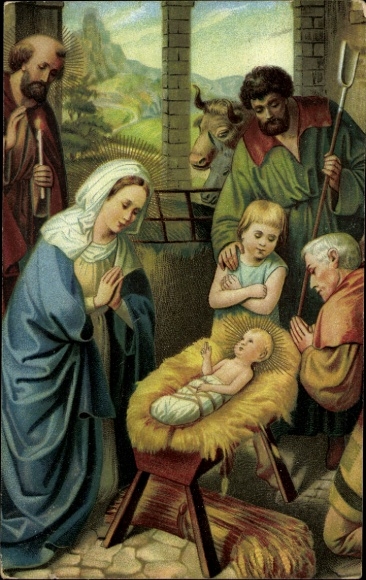 Künstler Ak Frohe Weihnachten, Christkind