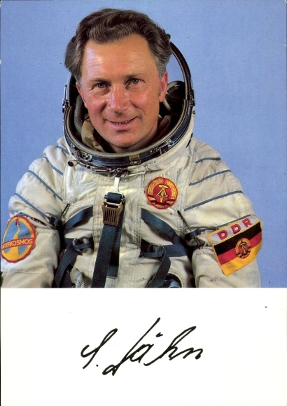 Ak Gemeinsamer Kosmosflug UdSSR und DDR, Fliegerkosmonaut Sigmund Jähn