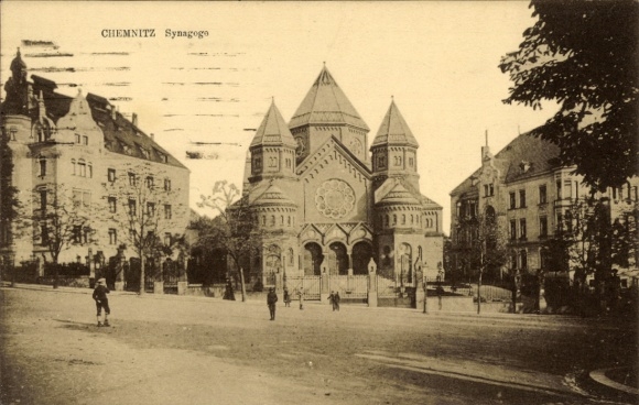 Judaika Ak Chemnitz in Sachsen, Synagoge