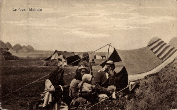 CPA Syrie, Le foyer bédouin