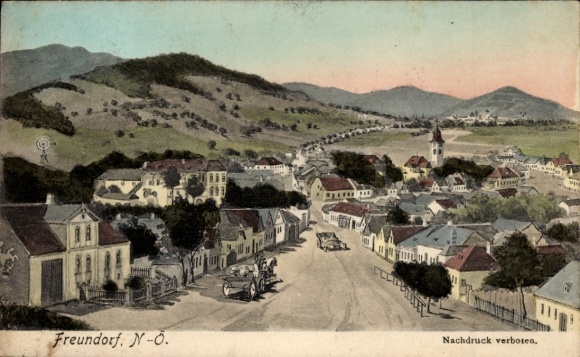 Künstler Ak Freundorf Niederösterreich, Gesamtansicht