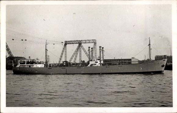 Foto Ak Tanker im Hafen