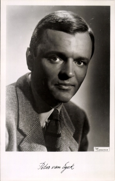 Ak Schauspieler Peter van Eyck, Portrait