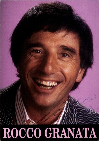 Foto Sänger Rocco Granata, Autogramm