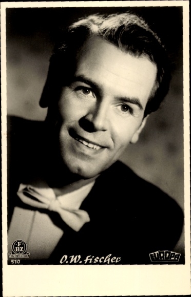 Foto Schauspieler O. W. Fischer, Portrait