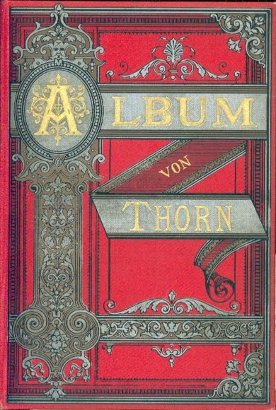 10 Kabinettfotos im Umschlag, Bierzgłowo bei Toruń Thorn Westpreußen, Album von Thorn