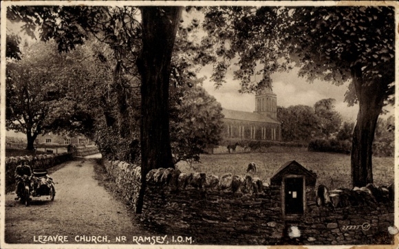 Ak Ramsey Isle of Man, Lezayre Kirche