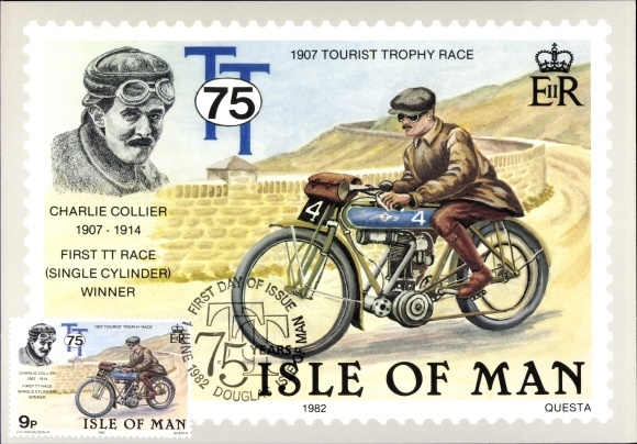 Maximum Ak Isle of Man, 75. Jahrestag der Isle of Man TT-Motorradrennen 1982