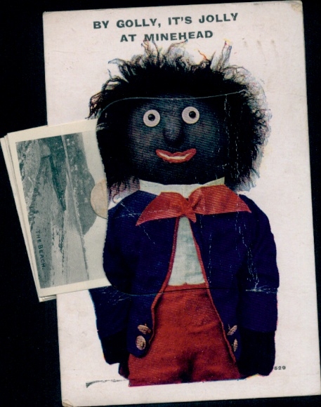 Leporello Ak Minehead South West England, Strand, Teilansichten