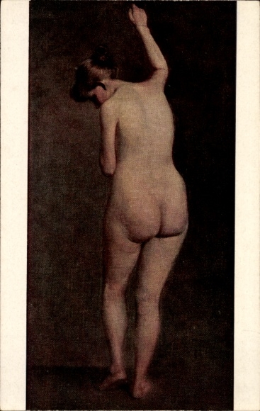 Künstler Ak Goepfart, Franz, Aktstudie, Erotik