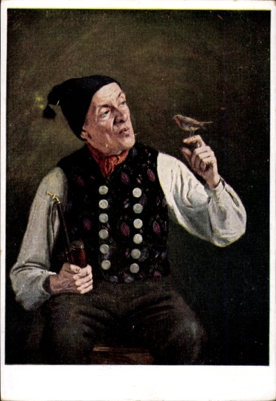 Künstler Ak Nitsch, R., Volkstracht, Bayerischer Bauer, VDA P 1 R 2 Nr 5