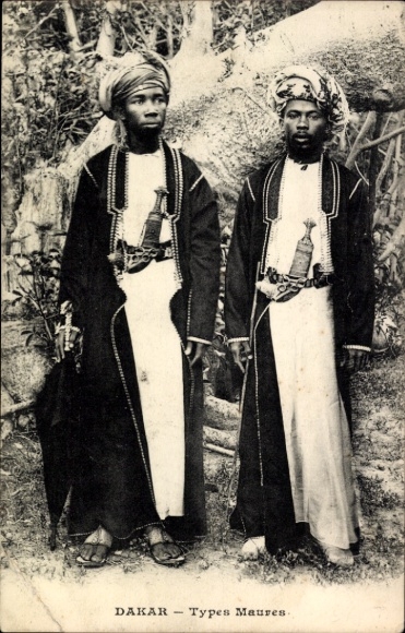 Ak Dakar, Senegal, maurische Typen