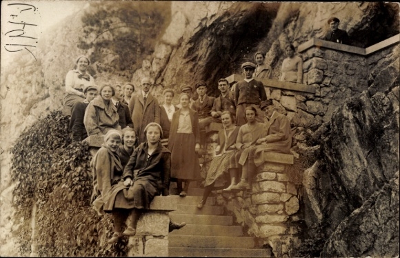 Foto Ak Elbingerode Oberharz am Brocken, Baumannshöhle