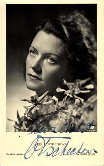 Ak Schauspielerin Olga Tschechowa, Portrait
