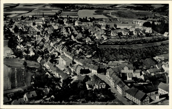 Ak Windischeschenbach in der Oberpfalz, Fliegeraufnahme