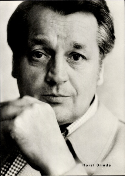 Ak Schauspieler Horst Drinda, Portrait, KLK an PTX, Nachtspiele