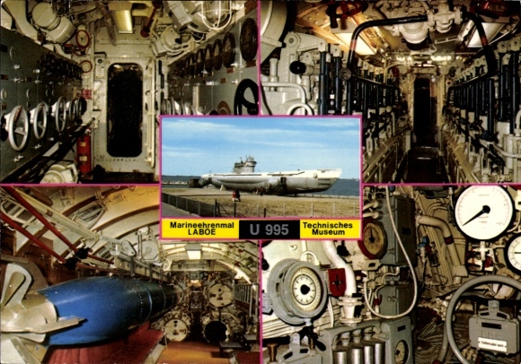 Ak Ostseebad Laboe, Technisches Museum, U 995, Hochseetauchboot