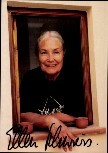 Ak Schauspielerin Ellen Schwiers, Portrait, Autogramm