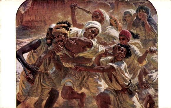 Künstler Ak Dinet, Der Wütende