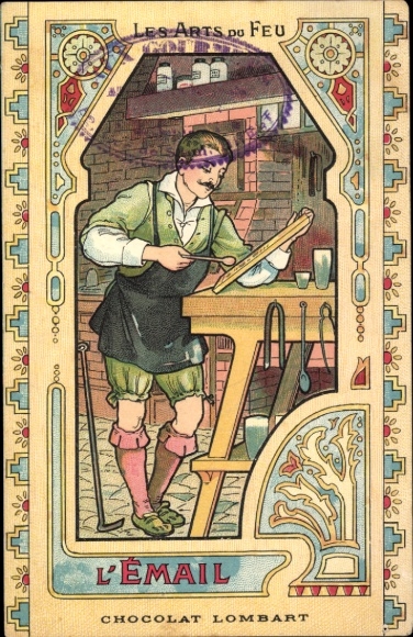 CPA Reklame, Chocolat Lombart