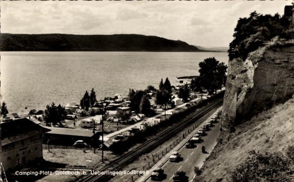 Ak Goldbach Überlingen am Bodensee, Camping-Platz