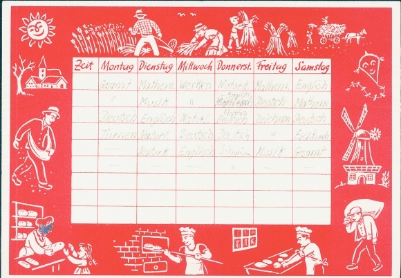 Stundenplan, Rugenbergener Mühlenbrot