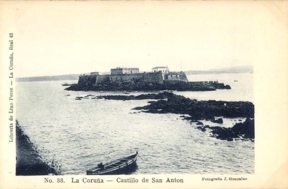 Ak La Coruña Galicia, Castillo de San Anton
