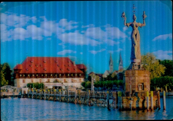 3D Ak Konstanz am Bodensee, Imperia vorm Konzil