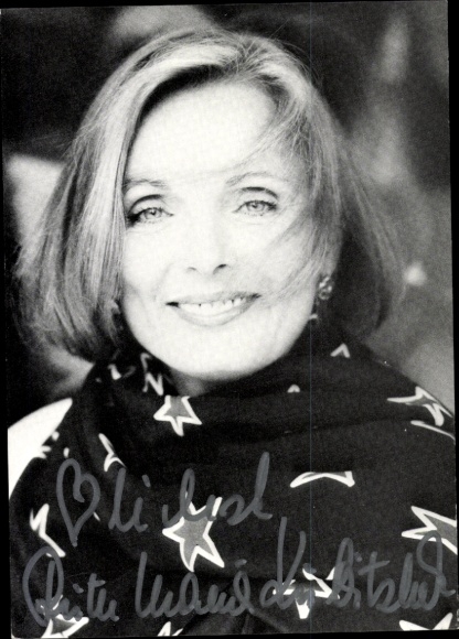 Foto Schauspielerin Ruth-Maria Kubitschek, Autogramm