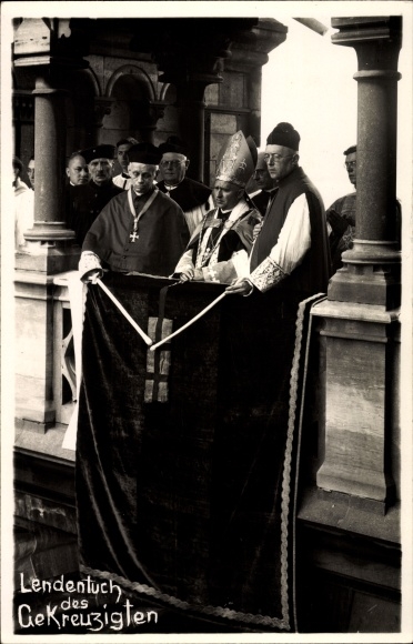 Ak Aachen in Nordrhein Westfalen, Lendentuch der Gekreuzigten