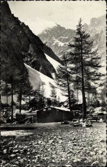 Ak Pelvoux Hautes Alpes, Refuge Cezanne, Ecrins