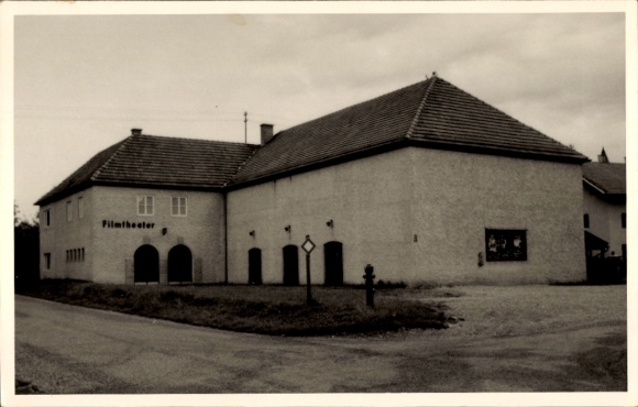 Foto Ak Fridolfing in Oberbayern, Filmtheater, eröffnet 1952