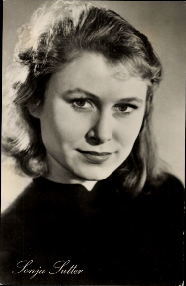 Ak Schauspielerin Sonja Sutter, Portrait