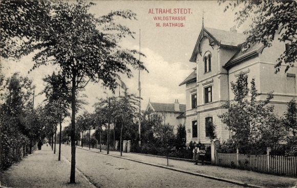 Ak Hamburg Wandsbek Rahlstedt, Waldstraße, Altstrahlstedt