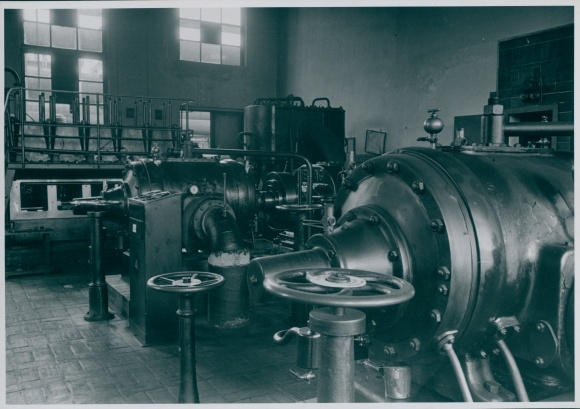 Foto Bert Sass, Berlin Charlottenburg, Gasanstalt, Gasturbinen