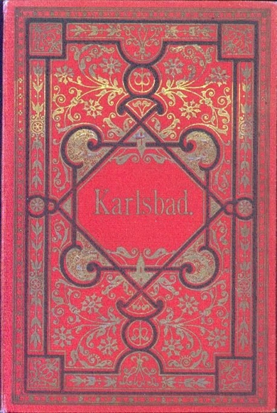 30 Kabinettfotos im Umschlag, Karlovy Vary Karlsbad Stadt