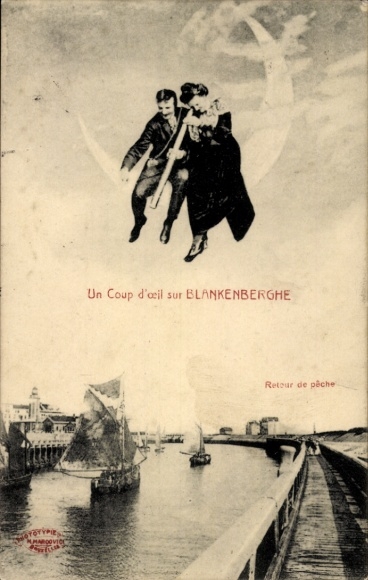 Ak Blankenberge, Flandre-Occidentale, Heimkehr der Fischer