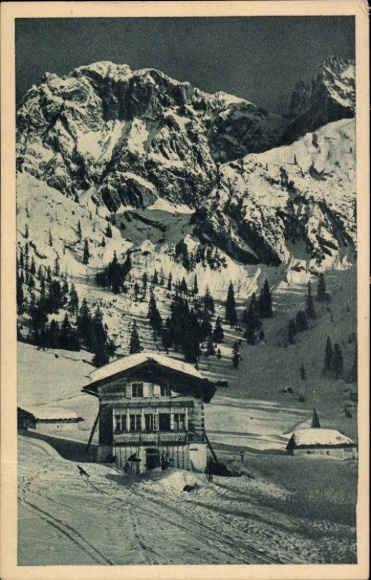 Ak Scheffau am Wilden Kaiser Tirol Österreich, Kaindlhütte