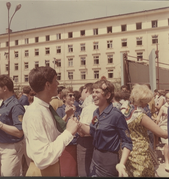 Original Foto Hans-Joachim Spremberg, Weltjugendtreffen in Sofia / Bulgarien, 1968