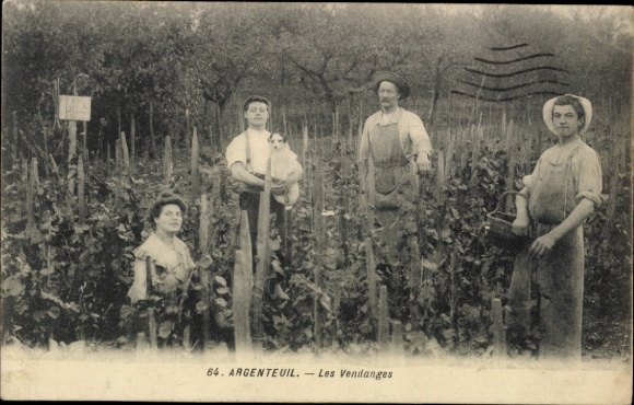CPA Argenteuil Val'd'Oise, Les Vendanges