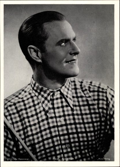 Foto Schauspieler Paul Richter, Portrait