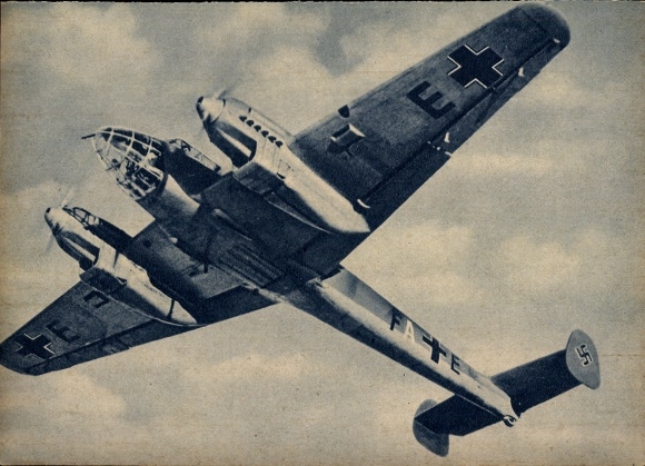 Ak Deutsches Kampfflugzeug Messerschmitt Bf 162 Jaguar, Luftwaffe ...