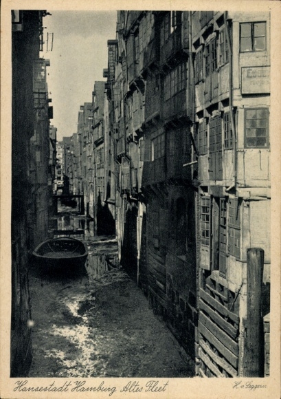 Ak Hamburg, Altes Fleet