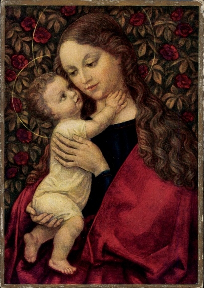 Künstler Ak Figel, Unsere liebe Frau